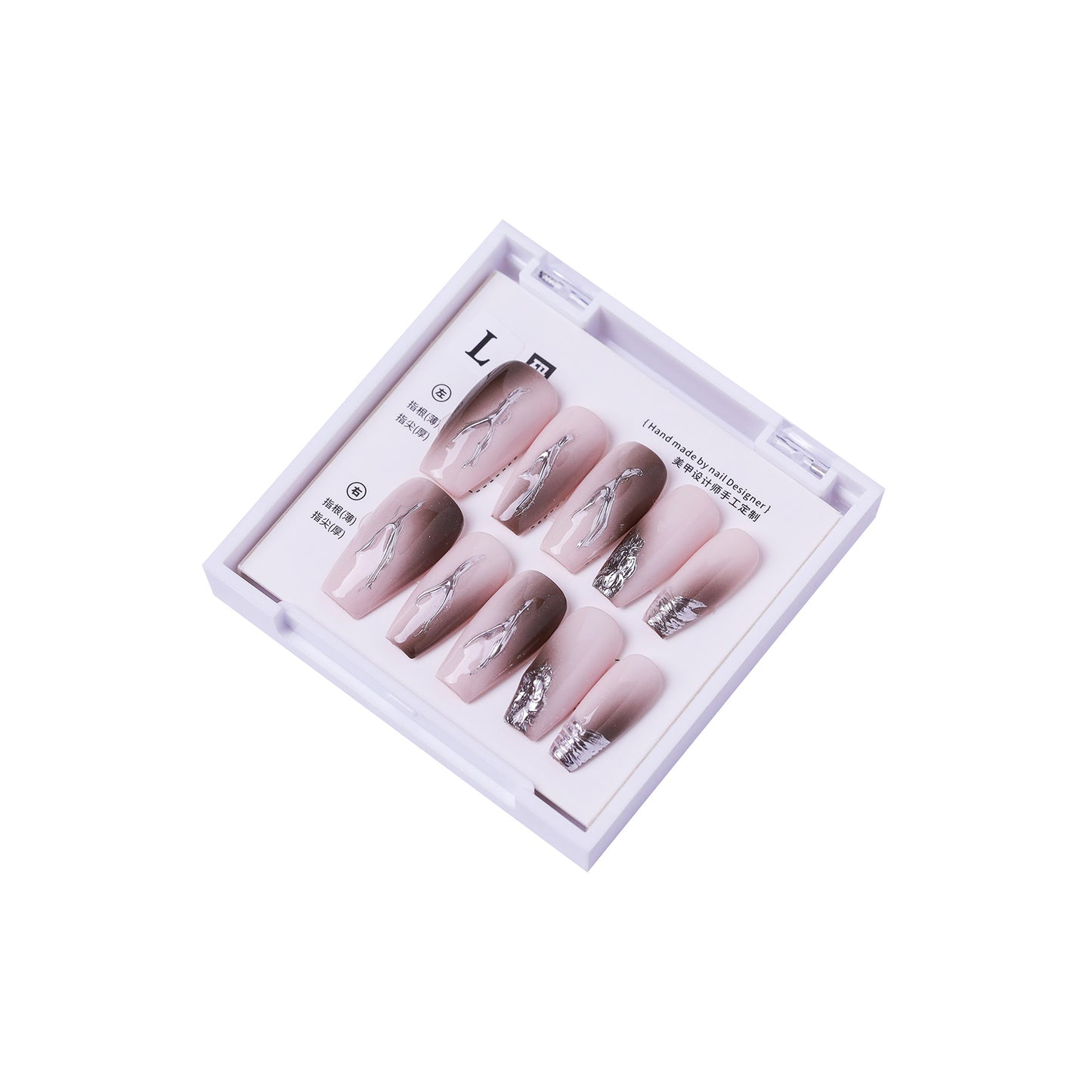 Sleek press on nails