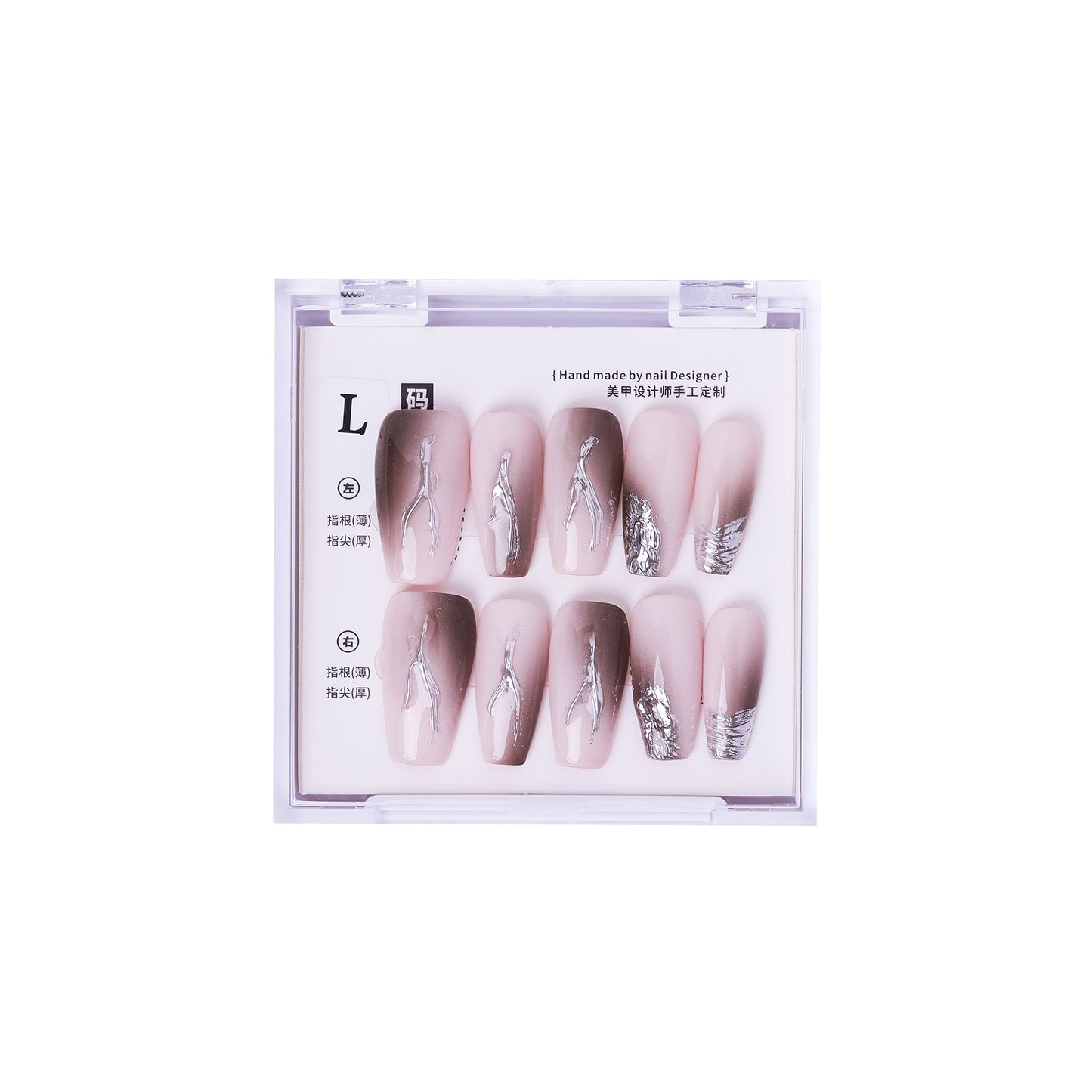 Sleek press on nails