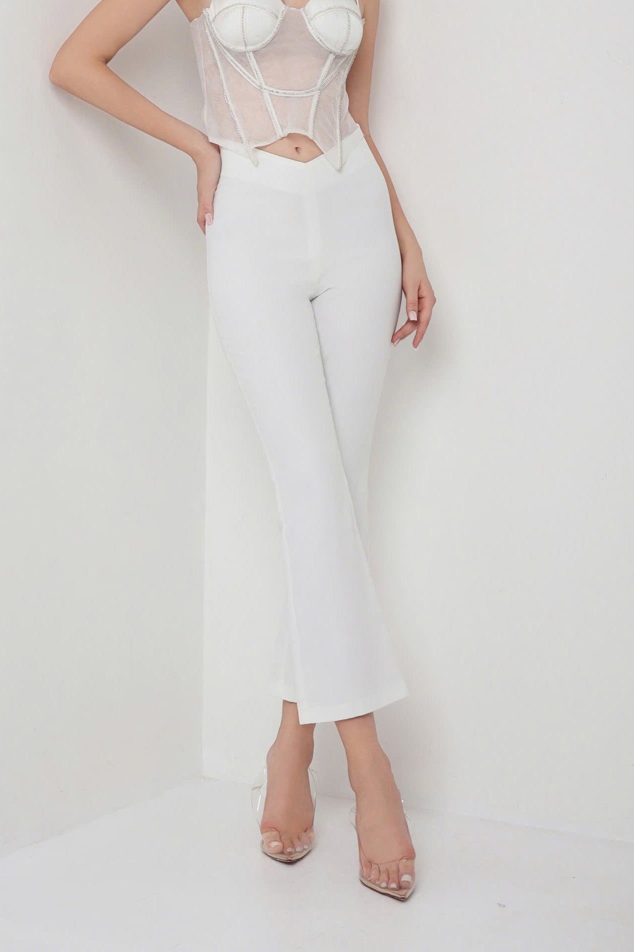 Amber Glow Flared Pant